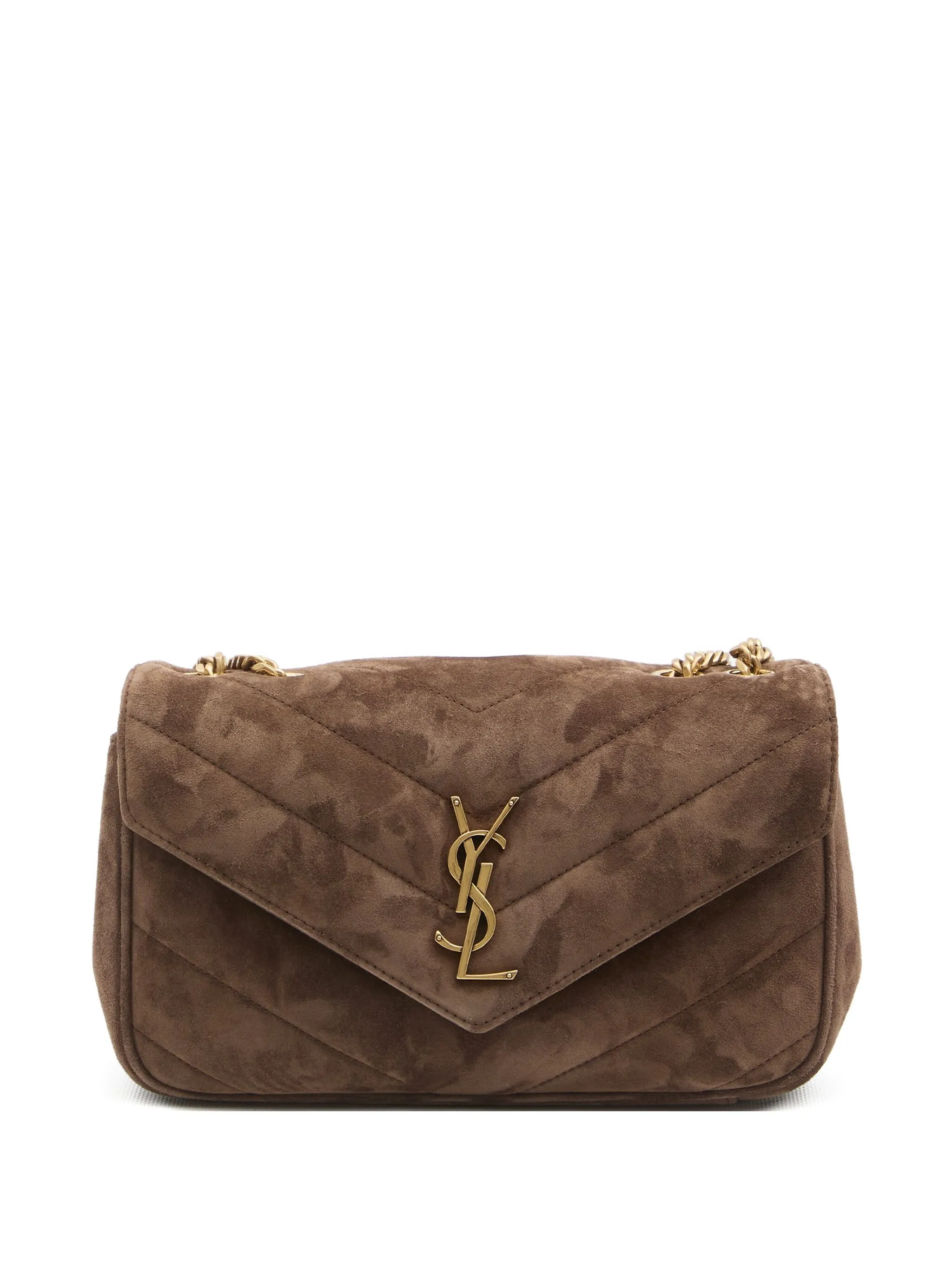 

Маленькая сумка через плечо Loulou Saint Laurent, коричневый