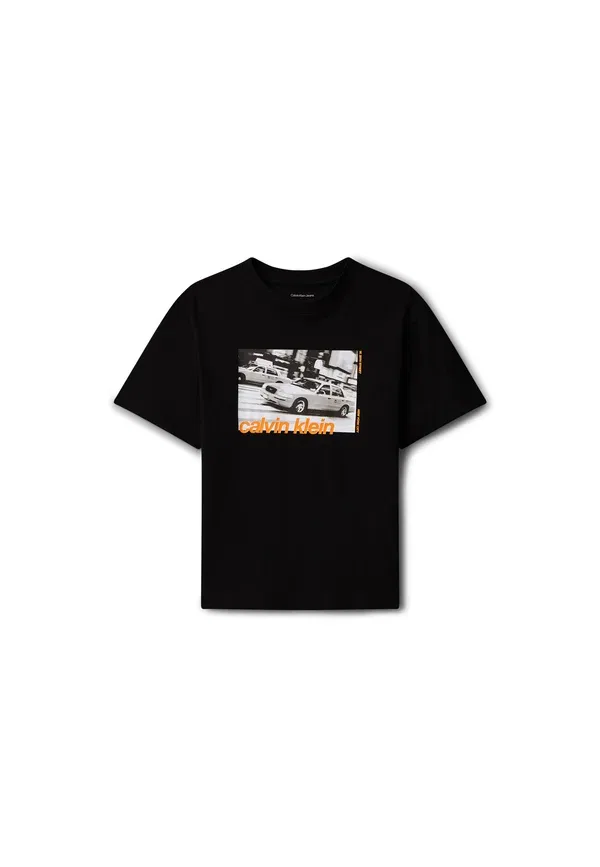 Футболка Calvin Klein Jeans Tee print t-shirt, черный — фото 4