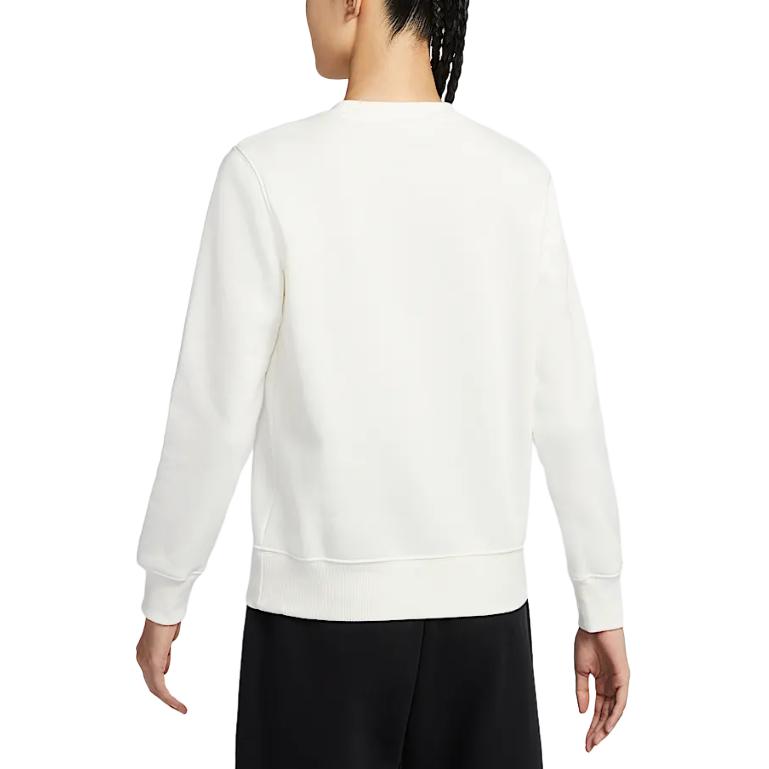 Nike Спортивный свитшот Phoenix Fleece женский Canvas белый/черный — фото 4