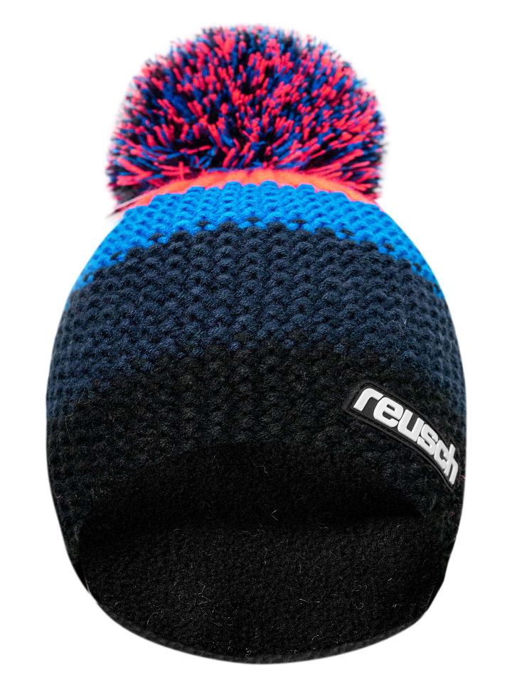 

Reusch Шапка Enzo Beanie, модель 7333, цвет черный/черный ирис/фери