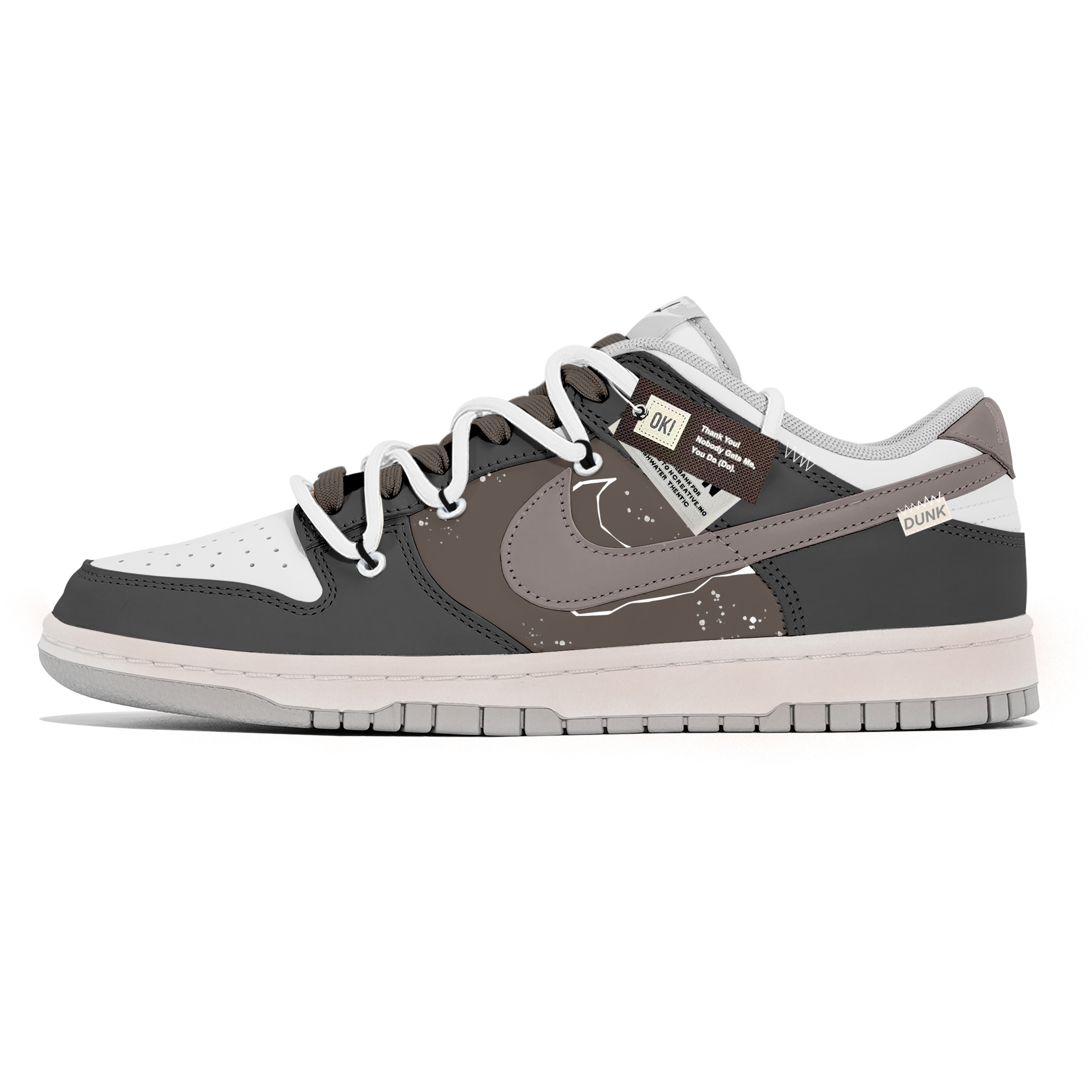 

Кроссовки Nike Dunk Skateboard Shoes Unisex Low-Top Black, Черный, Кроссовки Nike Dunk Skateboard Shoes Unisex Low-Top Black