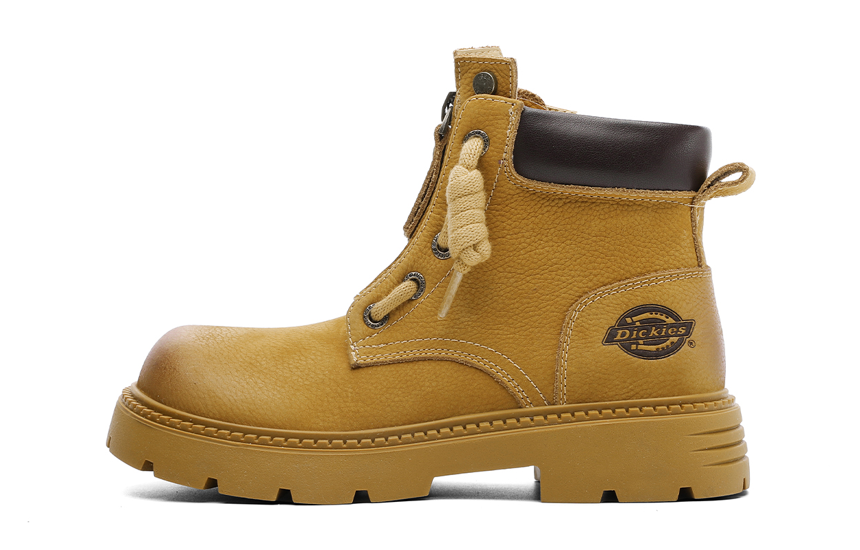 

Dickies Противоскользящие, противоударные, износостойкие, увеличивающие рост, поддерживающие детские ботинки цвета Earth Yellow