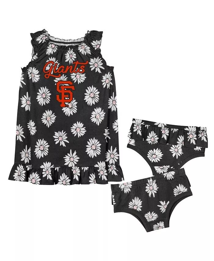 

Черный комплект подгузников Fanatics Baby для мальчиков и девочек San Francisco Giants Hop Skip Outerstuff, мультиколор