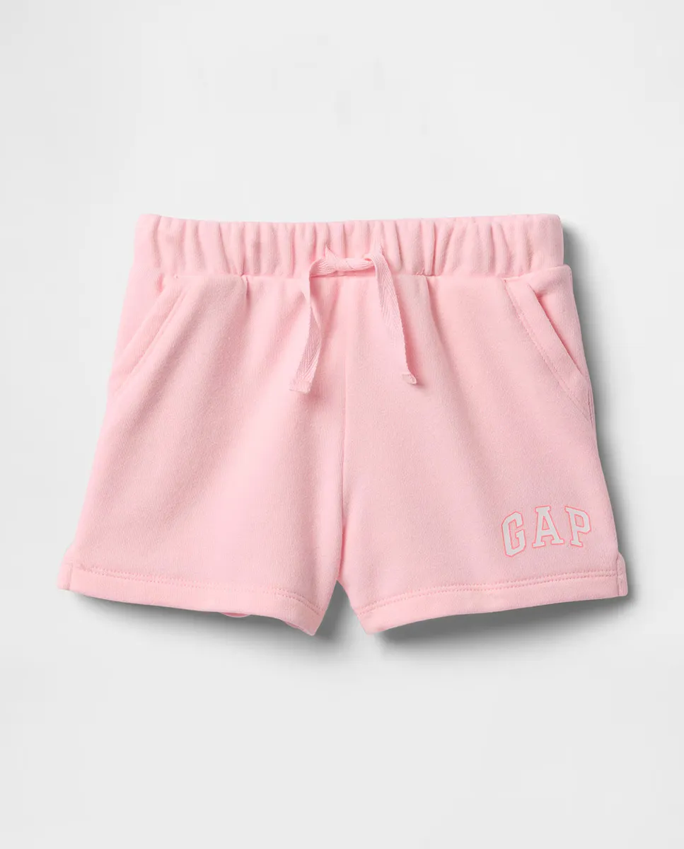 

Мягкие шорты для девочки с эластичным поясом и шнурком Gap, цвет Rosa claro