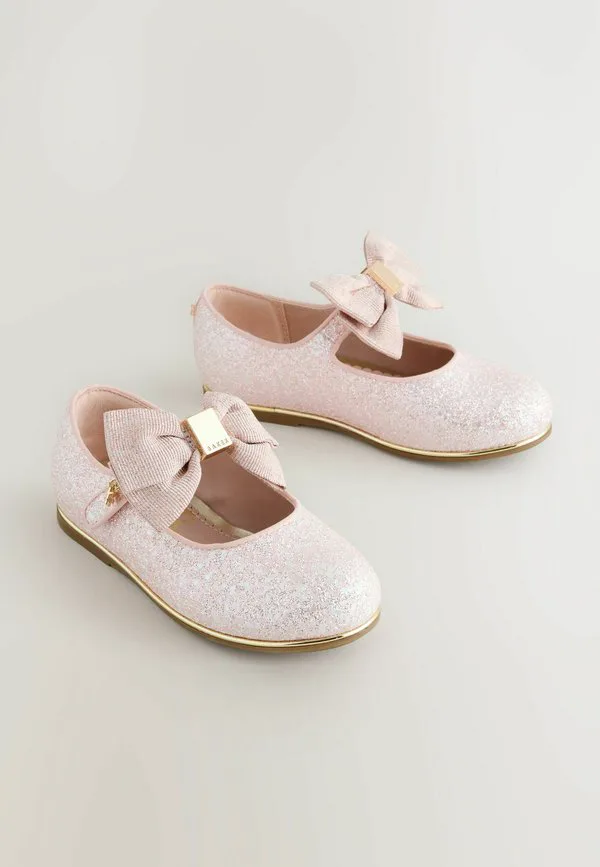 Классические туфли-мэри-джейн с бантом для особых случаев Baker By Ted Baker, Pink Glitter — фото 2