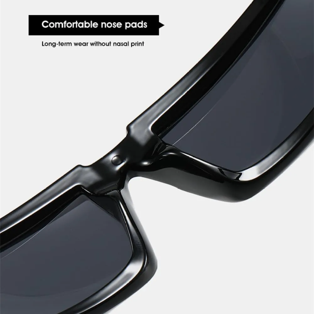 

Женские солнцезащитные очки LVTFCO Trendy Millennium в стиле панк с зеркальными линзами. Модные, с футуристическими технологиями и эстетическим оттенком, Rose Red