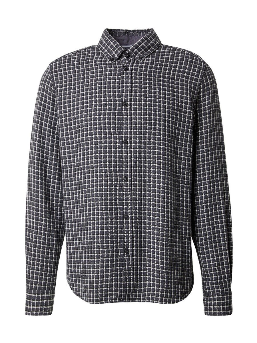 

Клетчатая рубашка s.Oliver Regular fit Button Up Shirt, серый