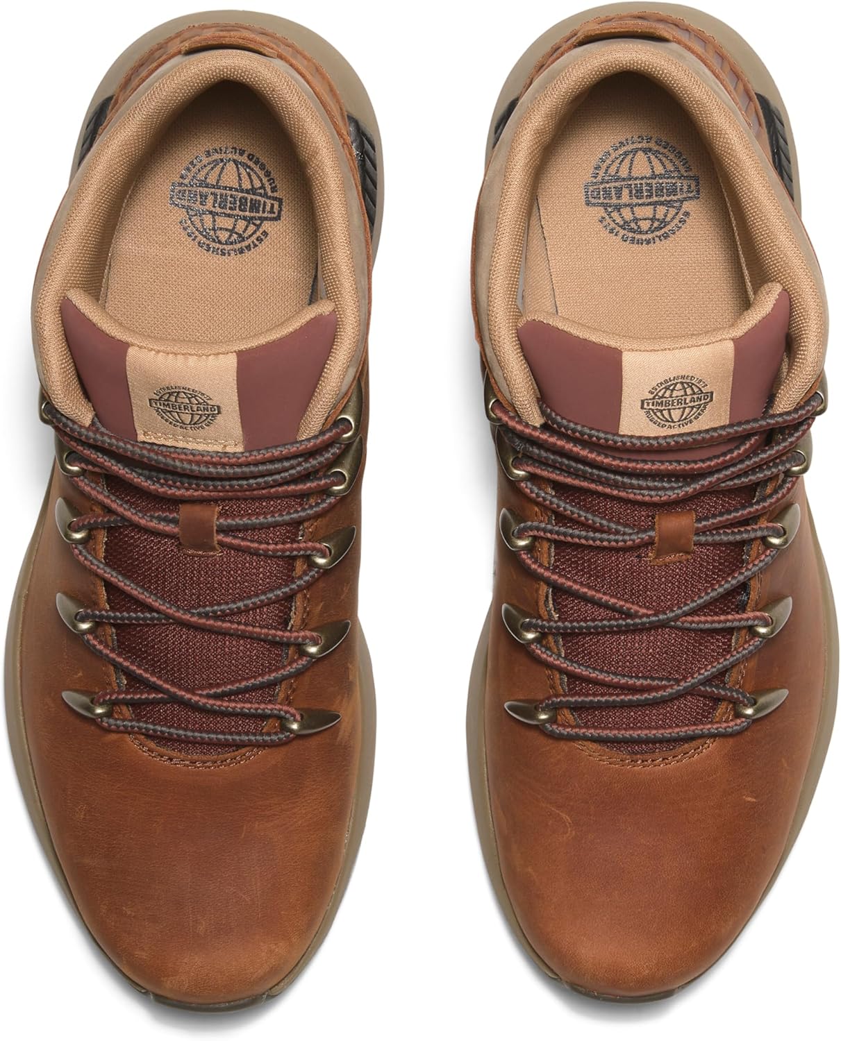 Timberland мужские ботинки Newmarket Mid Chukka на шнуровке, Rust Nubuck — фото 3