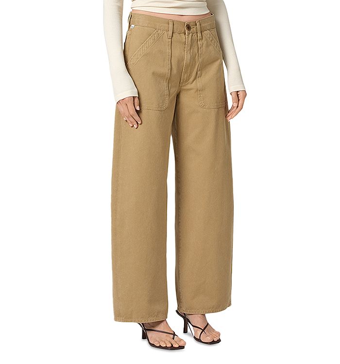 

Айла Карго Брюки Citizens of Humanity, коричневый/бежевый