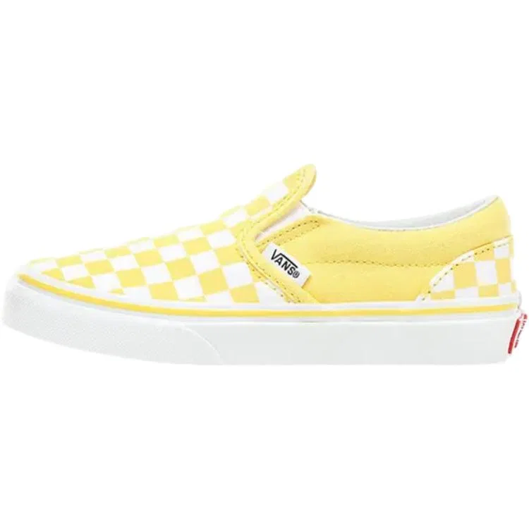 Детские кеды для скейтбординга CLASSIC SLIP on Yellow Kids' Vans