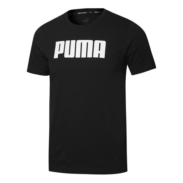 

Футболка active logo t-shirt 'black' Puma, черный