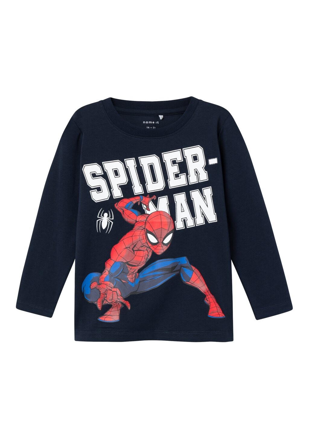 

Топ с длинными рукавами NMMNAZA SPIDERMAN Name it, цвет dark sapphire