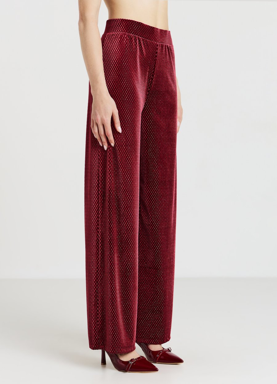 

Брюки Calliope PALAZZO CON EFFETTO LUCCICANTE, Bordeaux Chiaro/Bordeaux