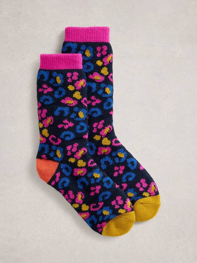 

Леопардовые носки-гольфы White Stuff, Blue/Multi