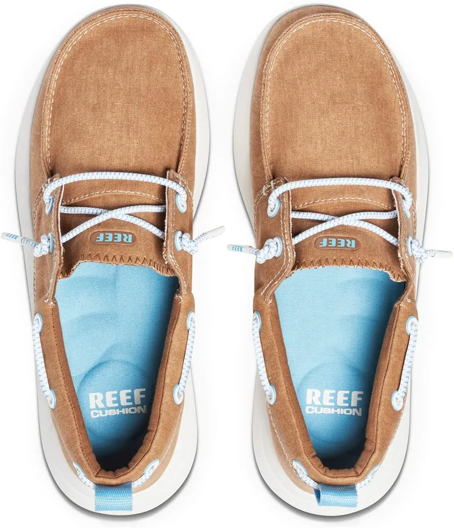 Мужские лодочные туфли REEF Swellsole, коричневый — фото 4