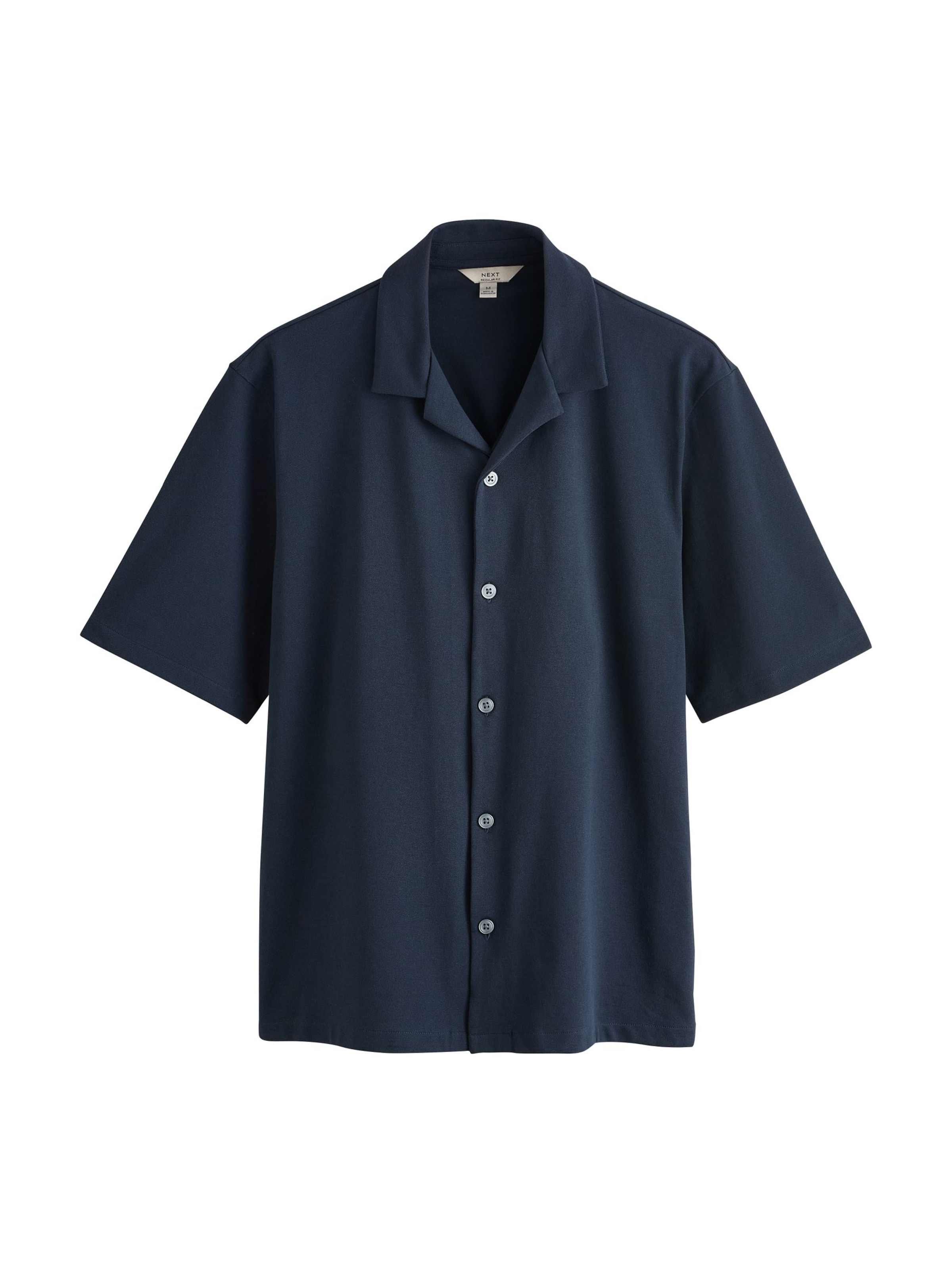 Next Рубашка на пуговицах Regular fit в цветах Navy, Light Grey, White — фото 3