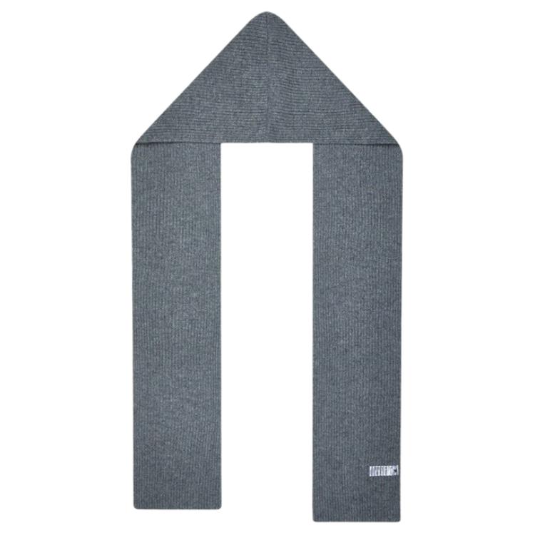 

Шерстяной вязаный шарф Unisex Gray FILA