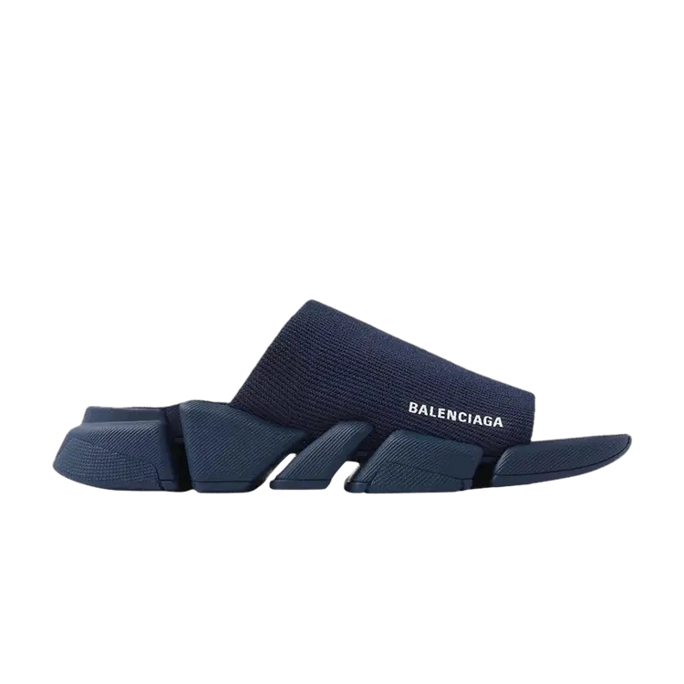 

Сандалии Balenciaga Speed 2.0 Slide Sandal Navy, синий