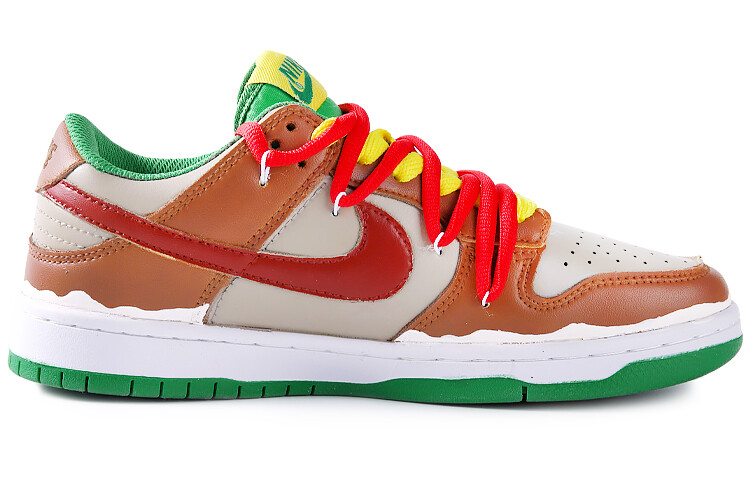 

Кроссовки Nike Dunk Skateboard Shoes Men Low-Top Brown, коричневый