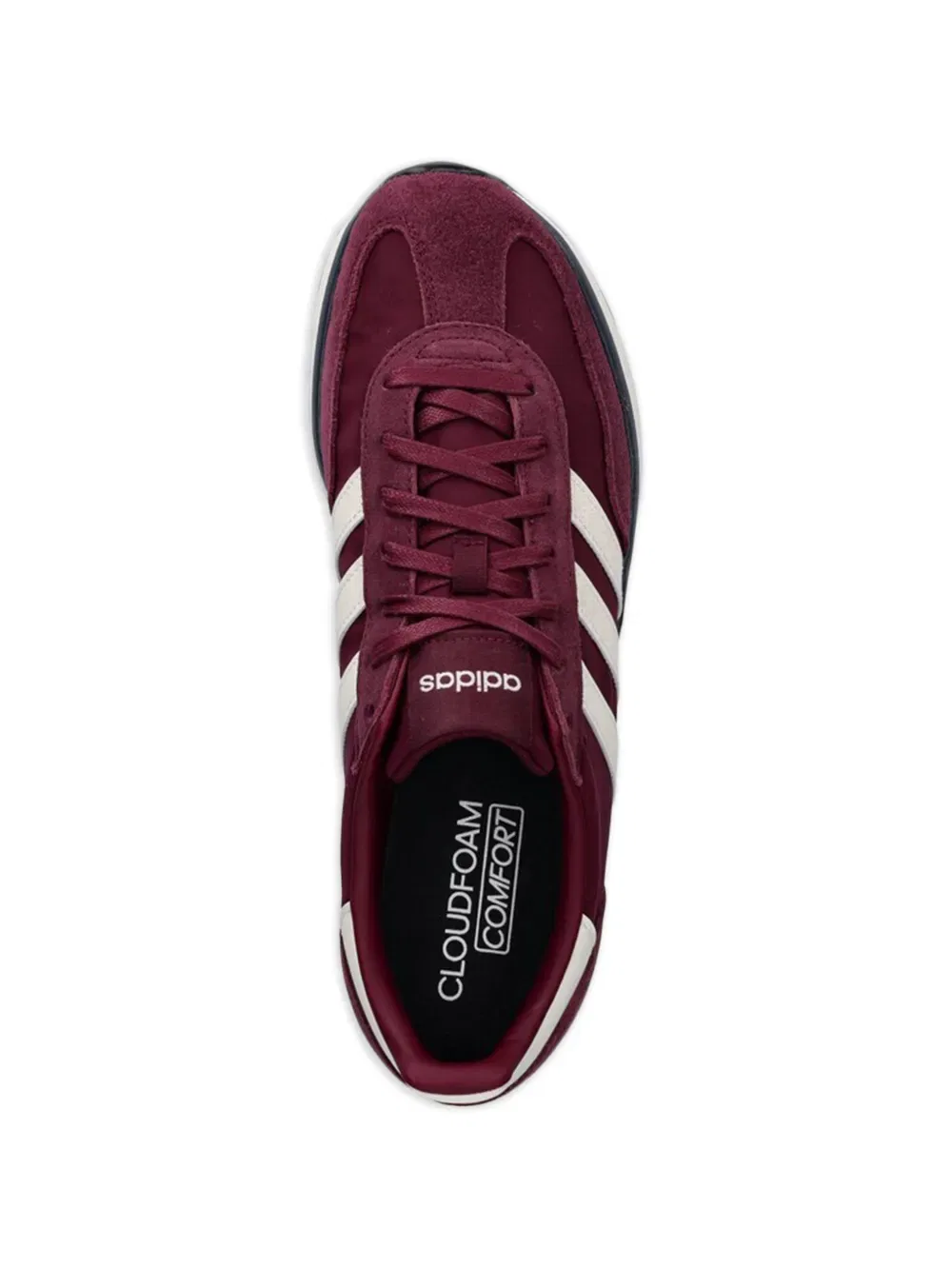 Кроссовки Run 70s 2.0 с тремя полосками и шнуровкой Adidas, красный — фото 4