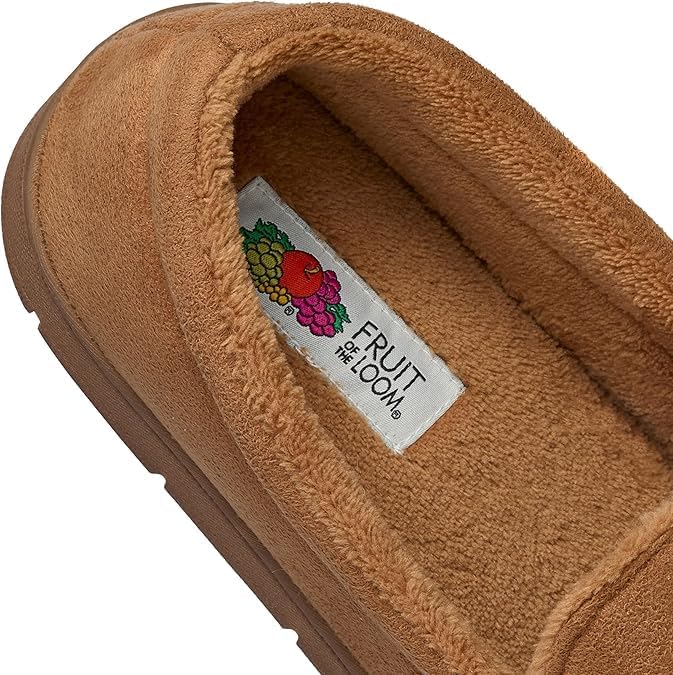 Мужские тапочки Fruit of the Loom, для дома и улицы, Coffee — фото 4