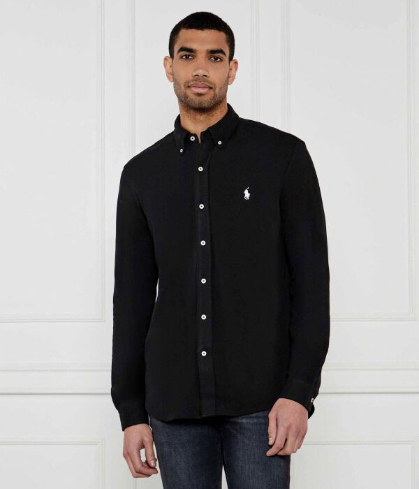 

Рубашка Regular fit Polo Ralph Lauren, черный