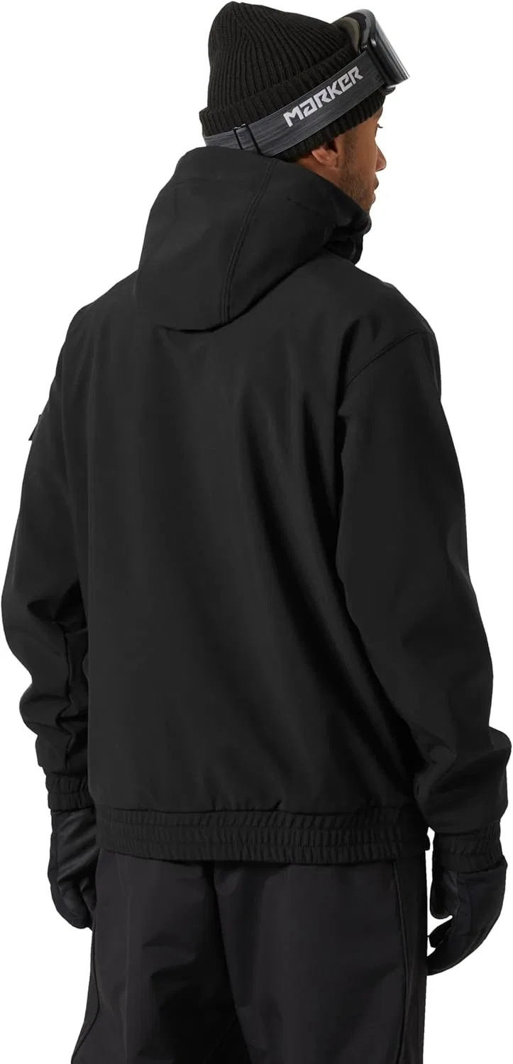 Helly Hansen Толстовка Helly-Hansen Ullr D Ridable Hoodie унисекс, спортивная толстовка, легкая, дышащая, одежда для активного отдыха, 990 Black — фото 4