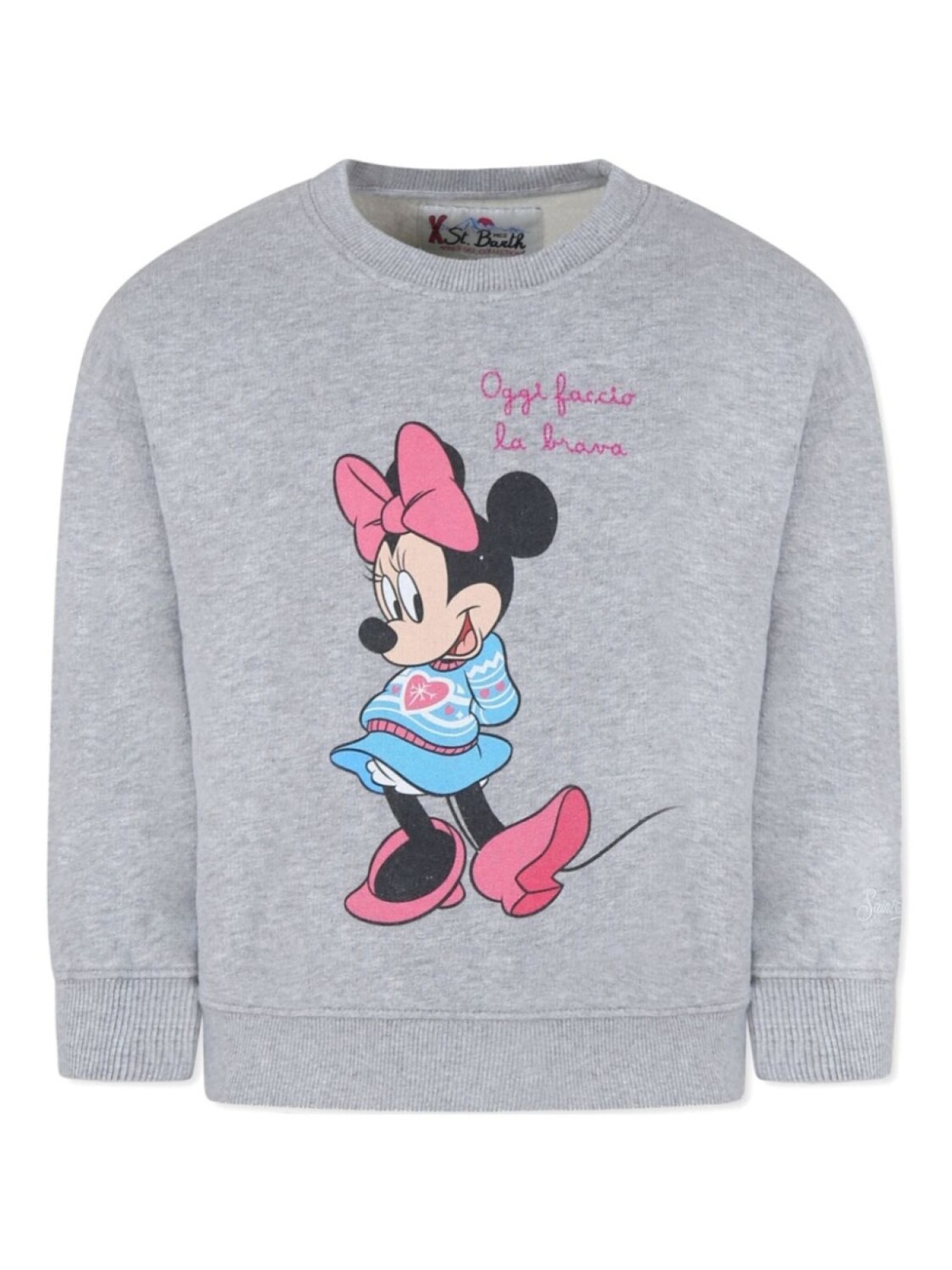 

Толстовка x Disney Briony MC2 Saint Barth Kids, серый