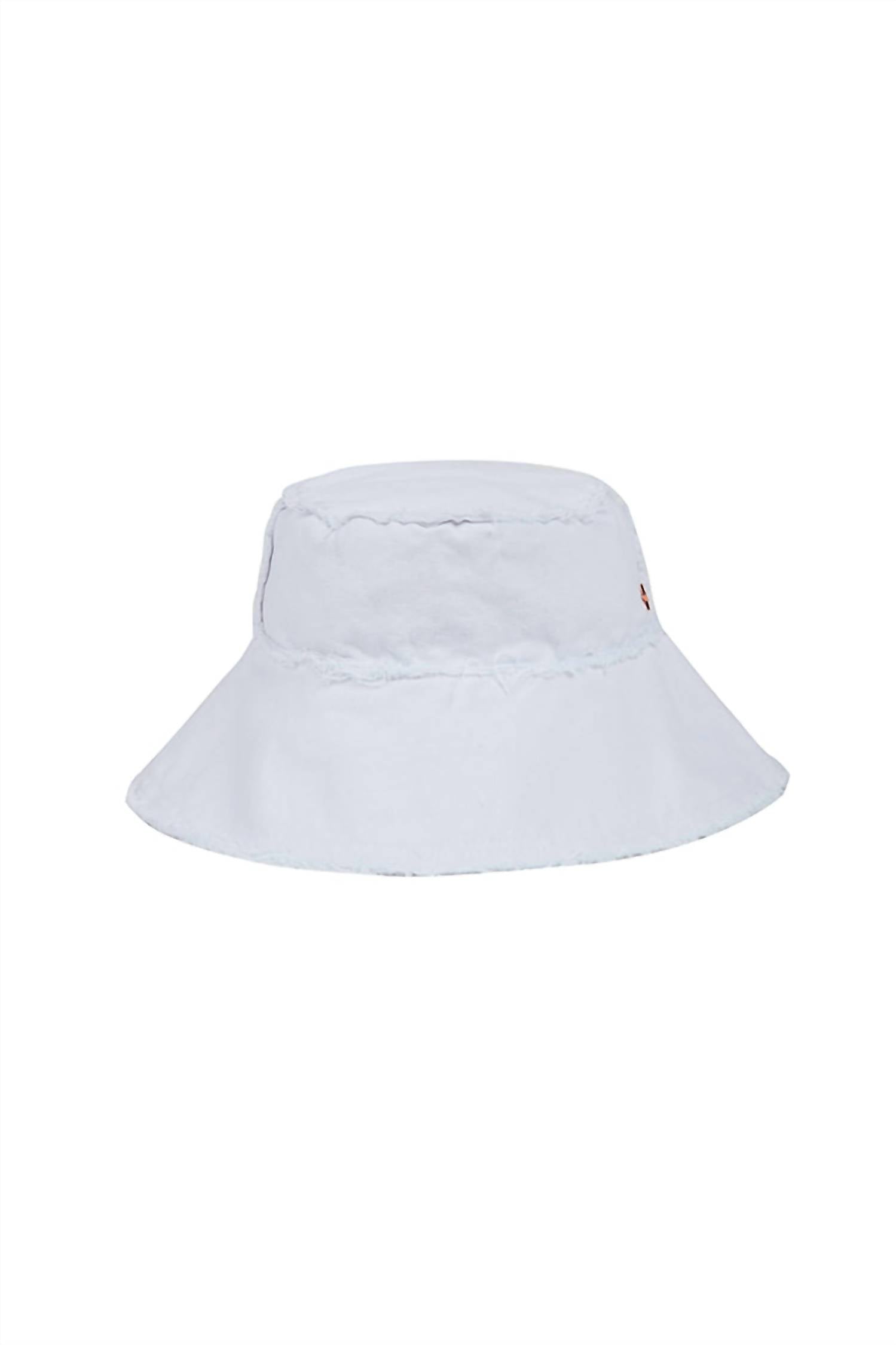 

Женская шляпа Bondi Bucket Hat белого цвета jocelyn