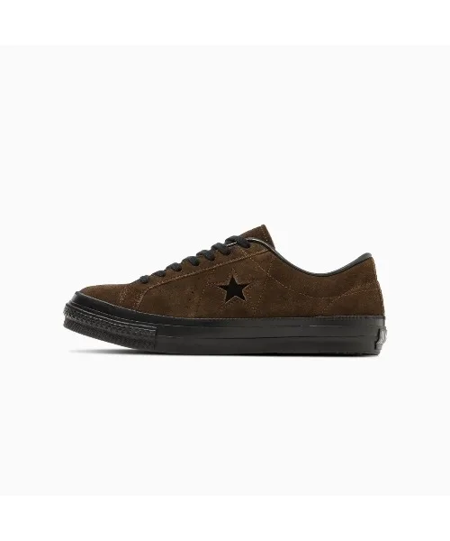 Мужские кеды из замши CONVERSE ONE STAR J SUEDE коричневые — фото 2