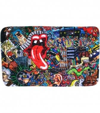 

Коврик для ванной SANILO Graffiti 50x80 cm, 50x1,5x80 см, красный