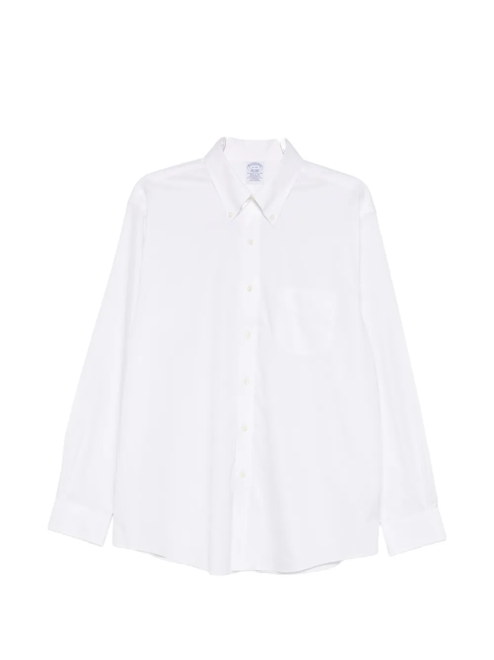 

Рубашка с карманом на груди и пуговицами Brooks Brothers, белый