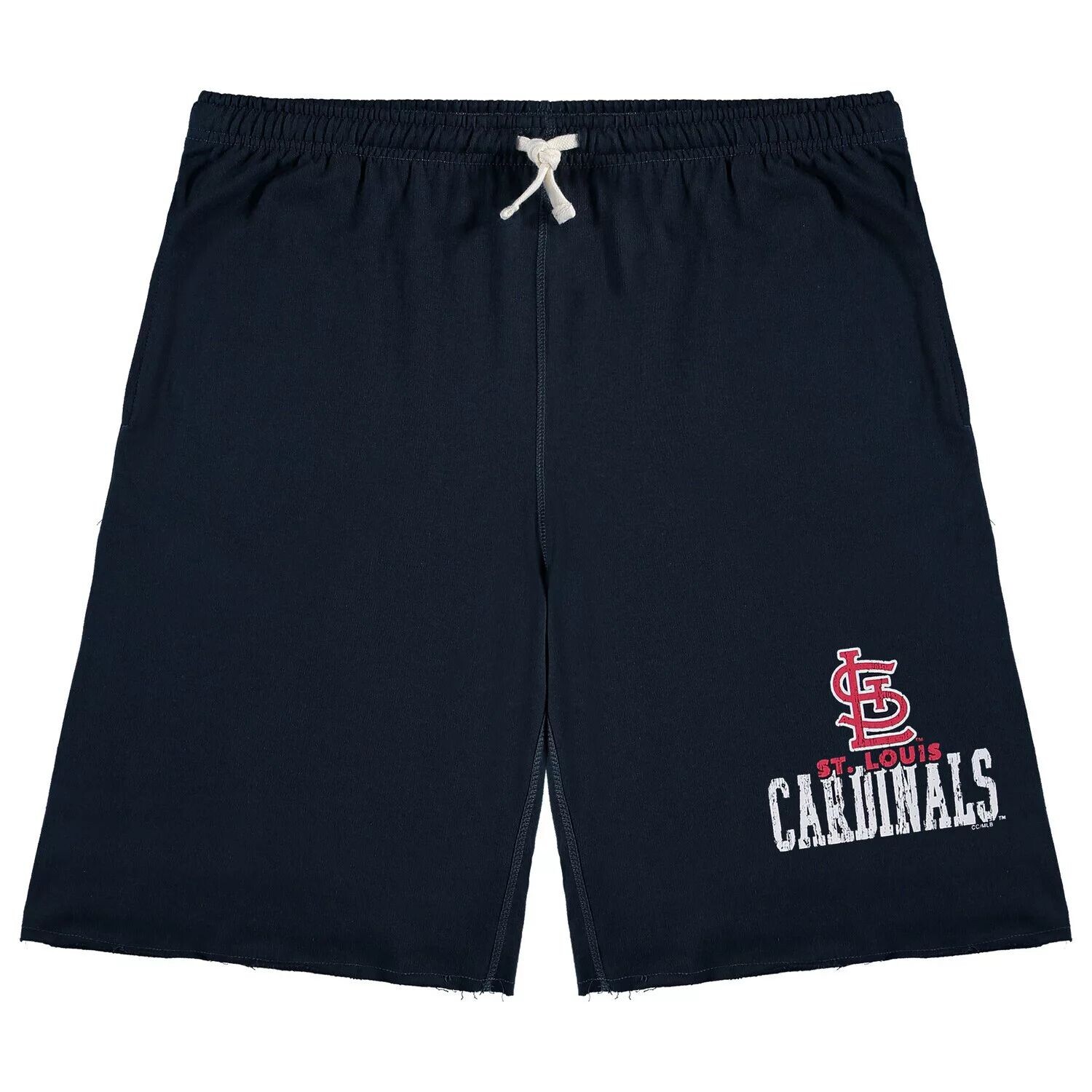 

Мужские темно-синие шорты из френч терри St. Louis Cardinals Big & Tall