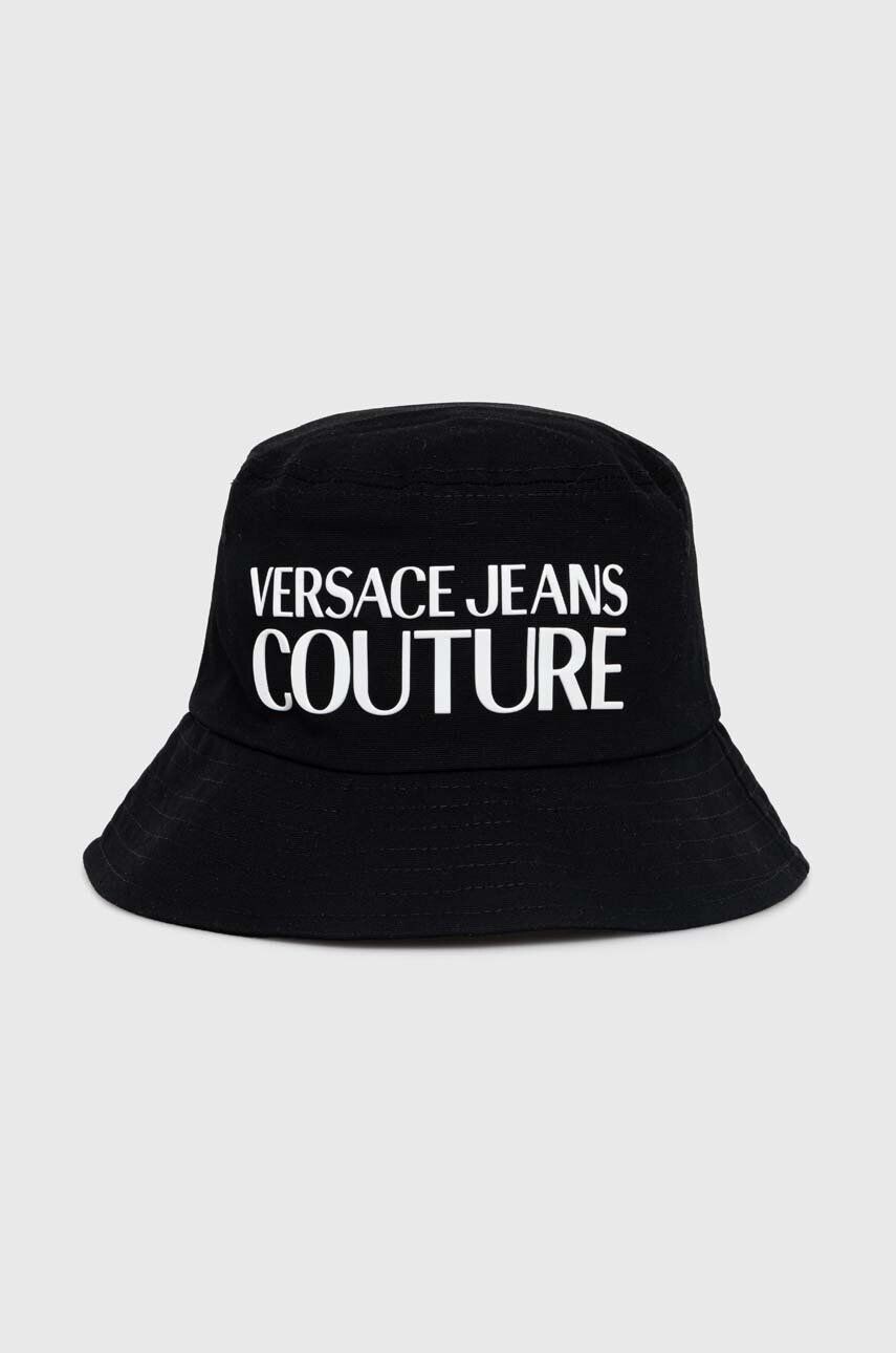 

Хлопчатобумажная шапка Versace Jeans Couture, черный