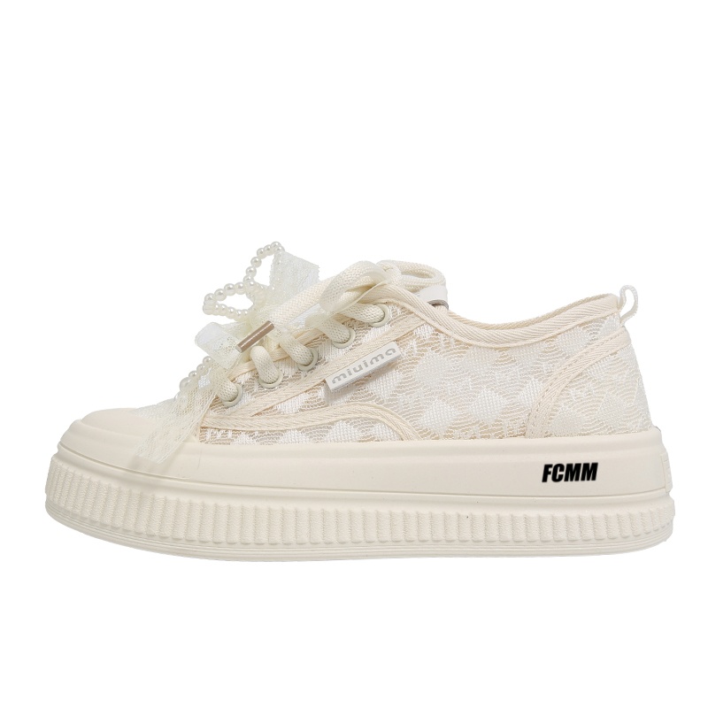 

Противоскользящие и дышащие детские кроссовки для скейтбординга FCMM, бежевый