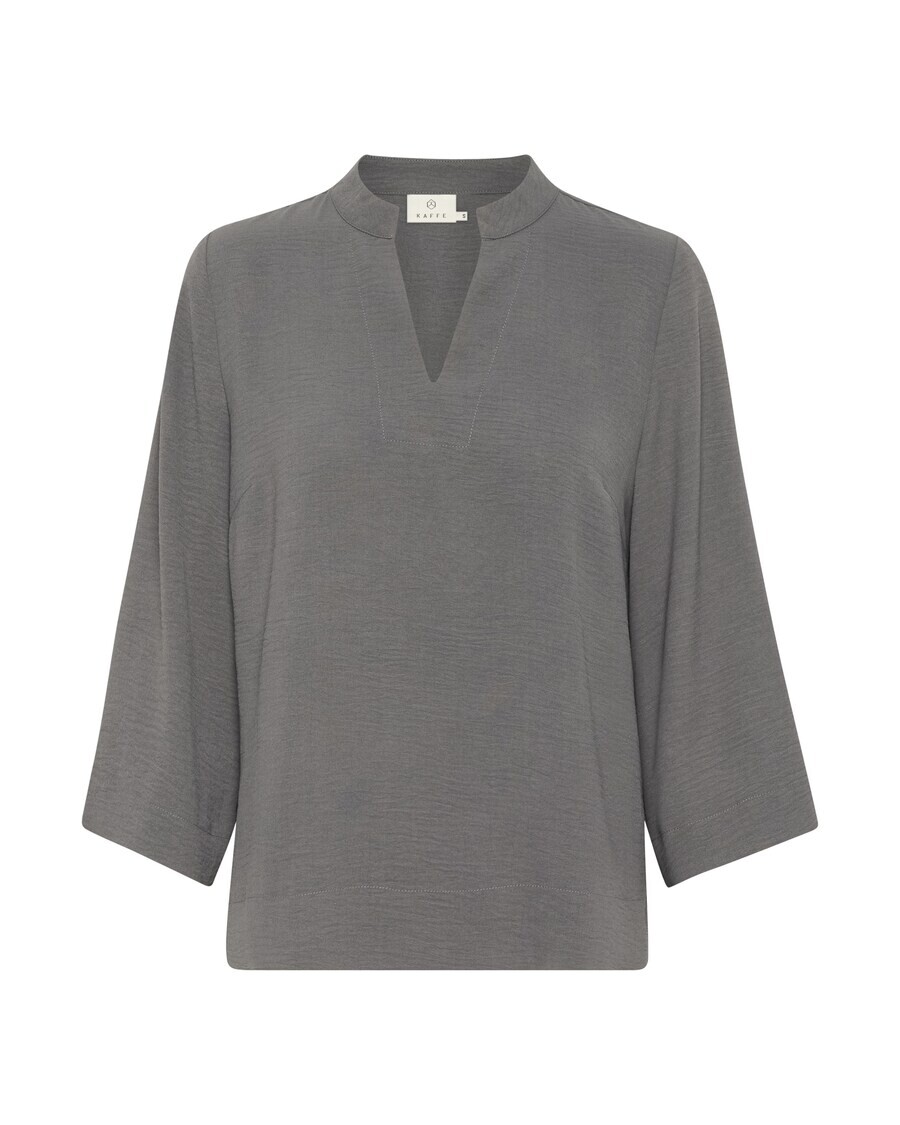 

Блузка с коротким рукавом Kaffe Blouse, серый