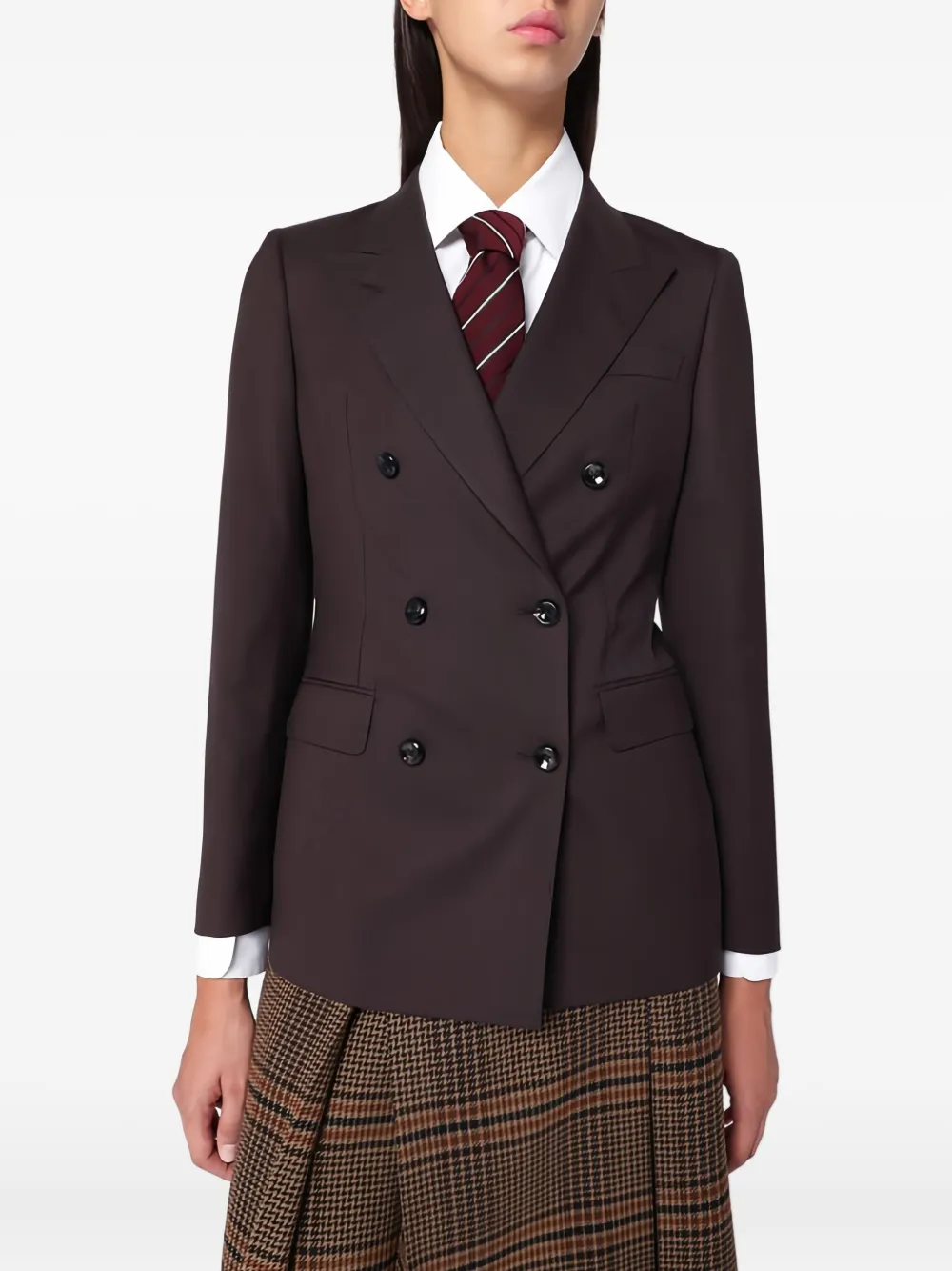 

Двубортный блейзер Tagliatore, коричневый