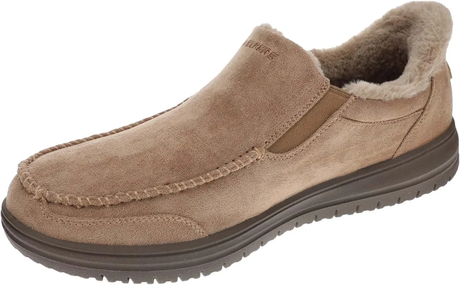 Мужские мокасины Skechers Murette Scofield, Light Brown — фото 4