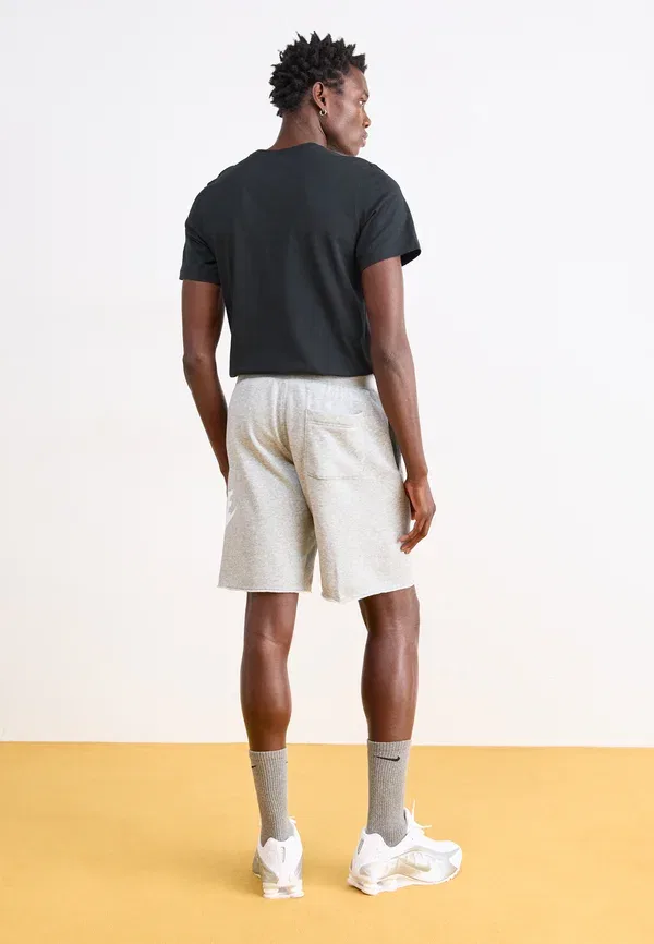 Шорты спортивные Nike Sportswear M nk club alumni ft short tracksuit bottoms, серый хизер/светлый дымчато-серый/белый — фото 3