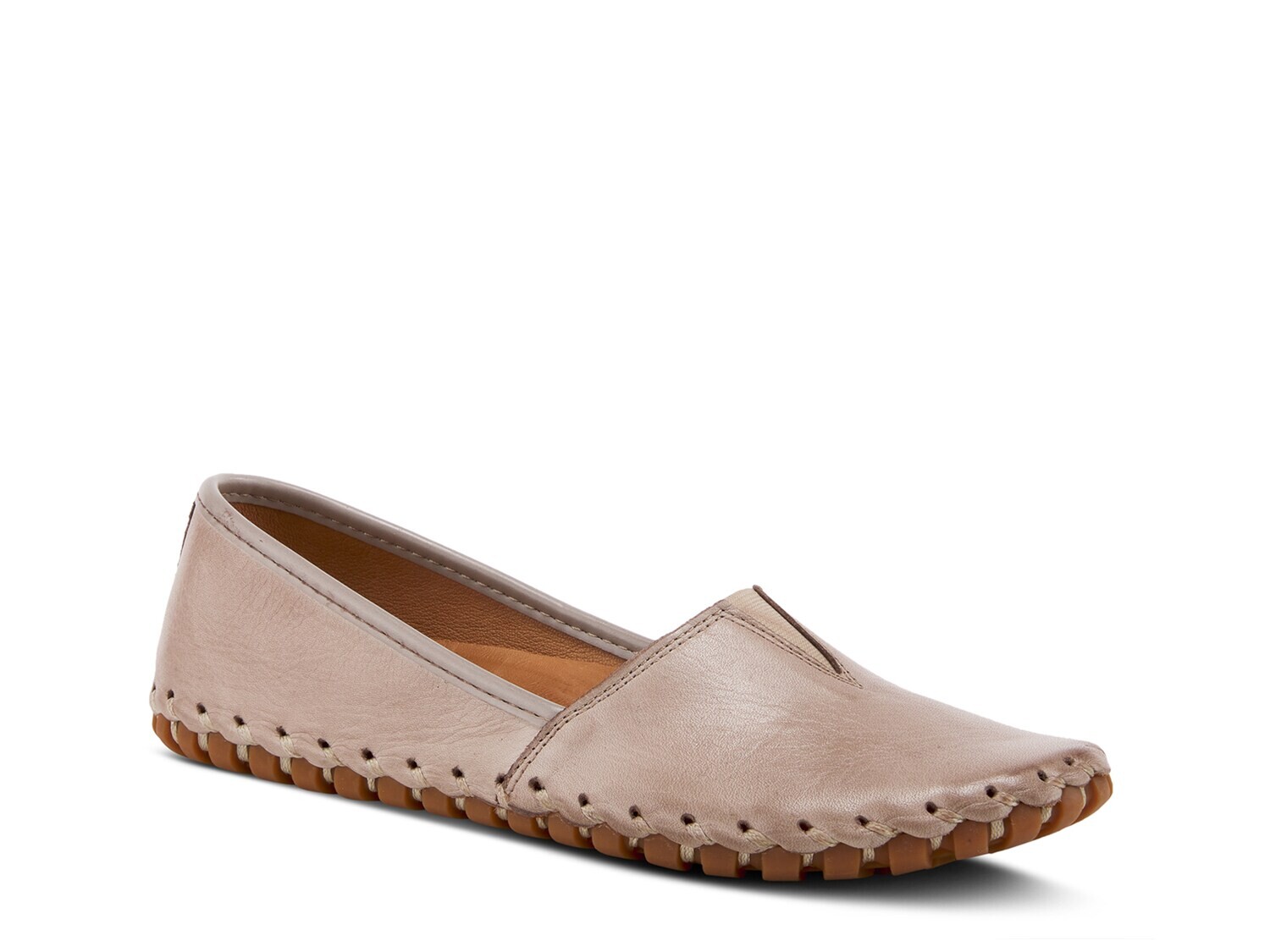 Лоферы кожаные Spring Step Kathaleta, серый