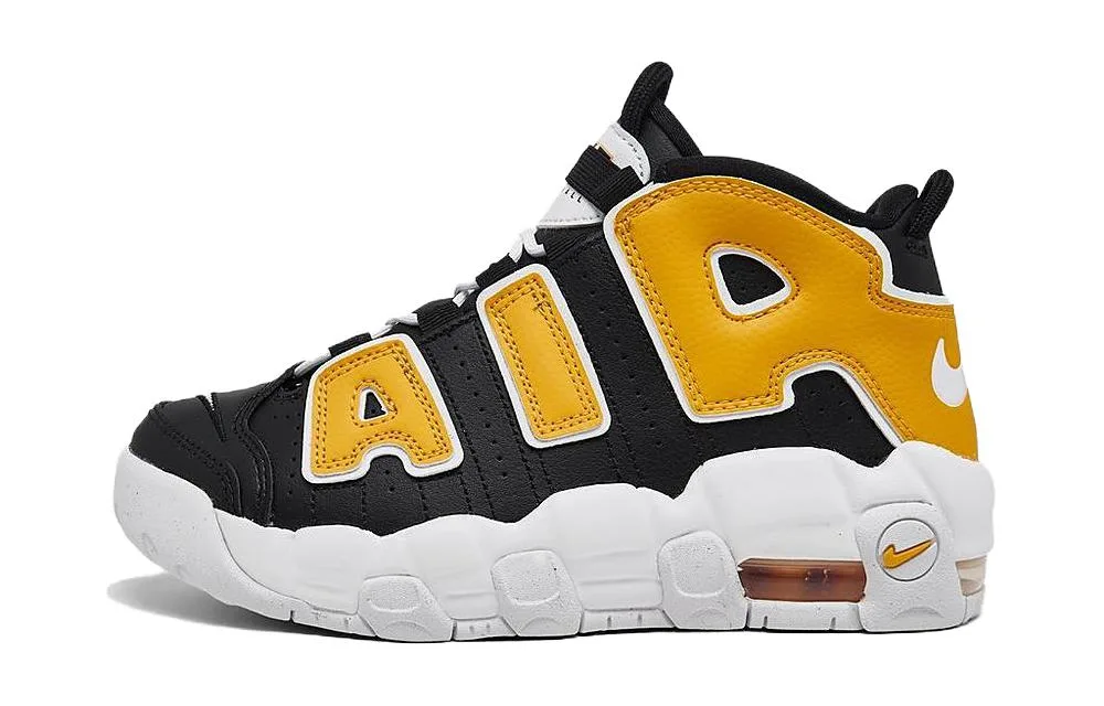 Кроссовки Air More Uptempo PS 'Be True To Her School' Nike, черный желтый