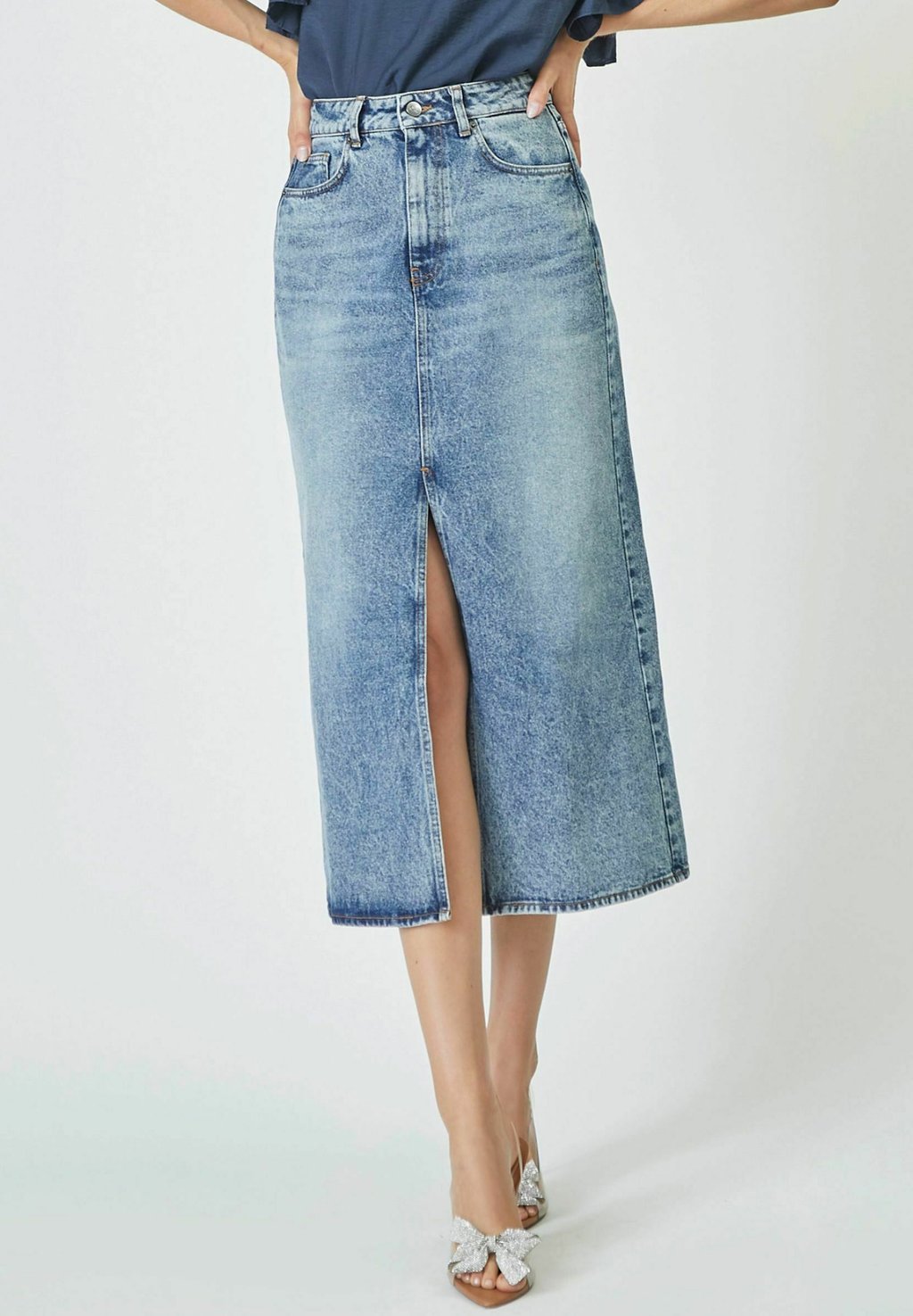 

Джинсовая юбка A-line skirt Co'couture, цвет Denim Blue