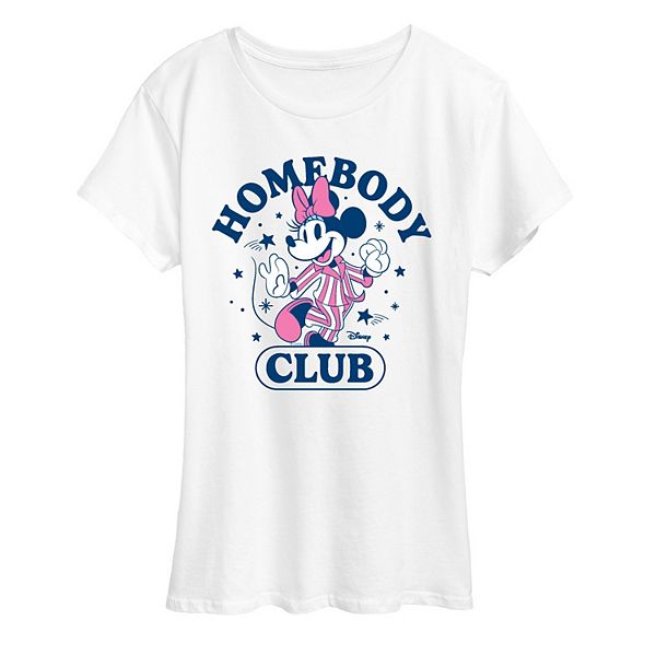 

Женская футболка Minnie Mouse Homebody Club Disney, White, Белый, Женская футболка Minnie Mouse Homebody Club Disney, White