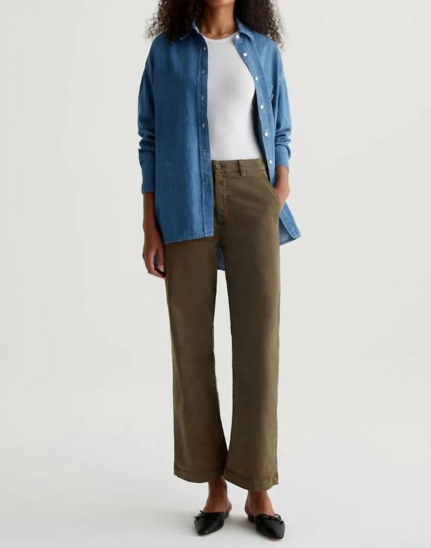 

Брюки Caden из серно-дубового цвета AG Jeans, цвет sulfur oak
