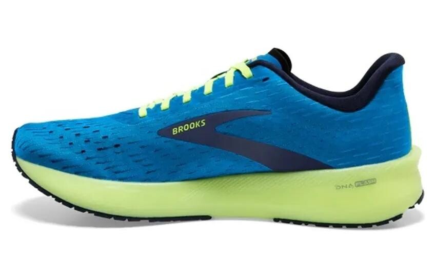 

Кроссовки Hyperion Tempo для бега мужские с низким верхом, синие/желтые Brooks