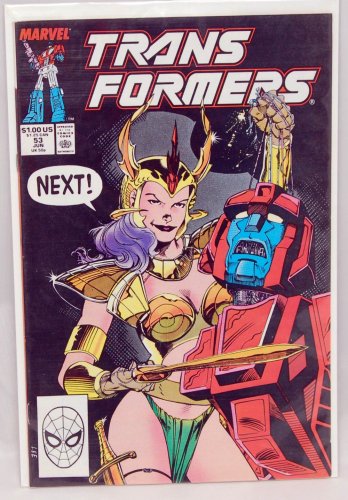 

Transformers #53 - 1st Series - Jim Lee Cover (Transformers, 1) (Marvel Comics)