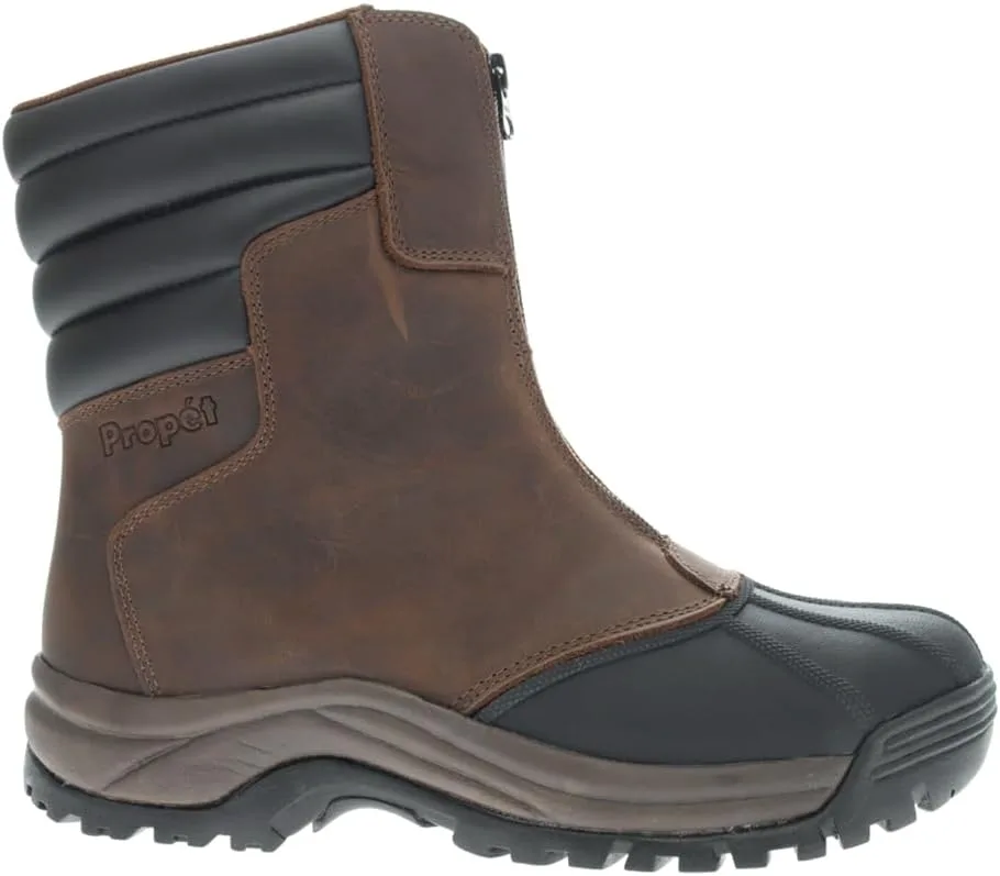 

Мужские высокие ботинки Propét Blizzard с круглым носком и молнией, коричневый/черный