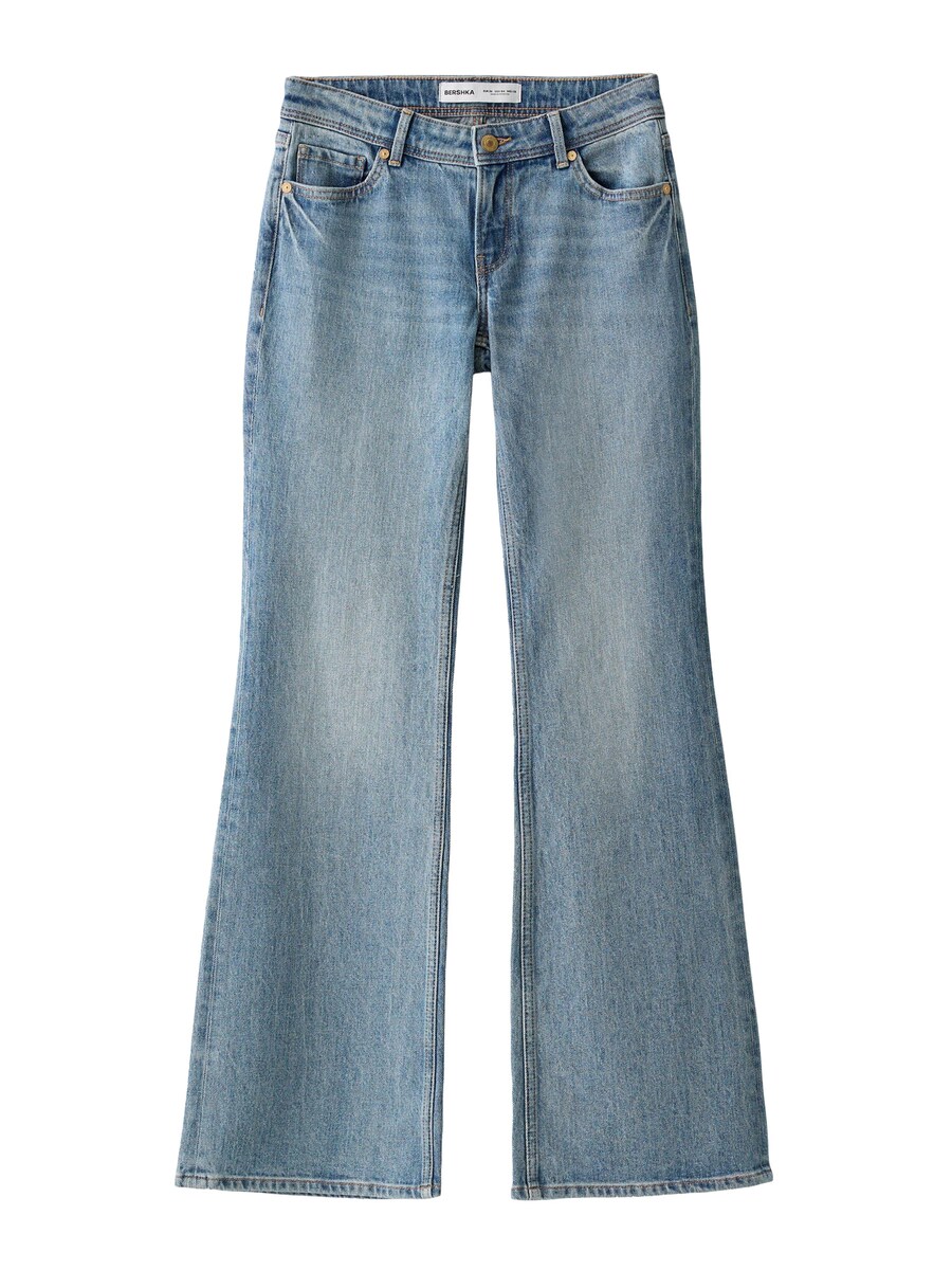

Джинсы Bootcut Bershka, синий деним