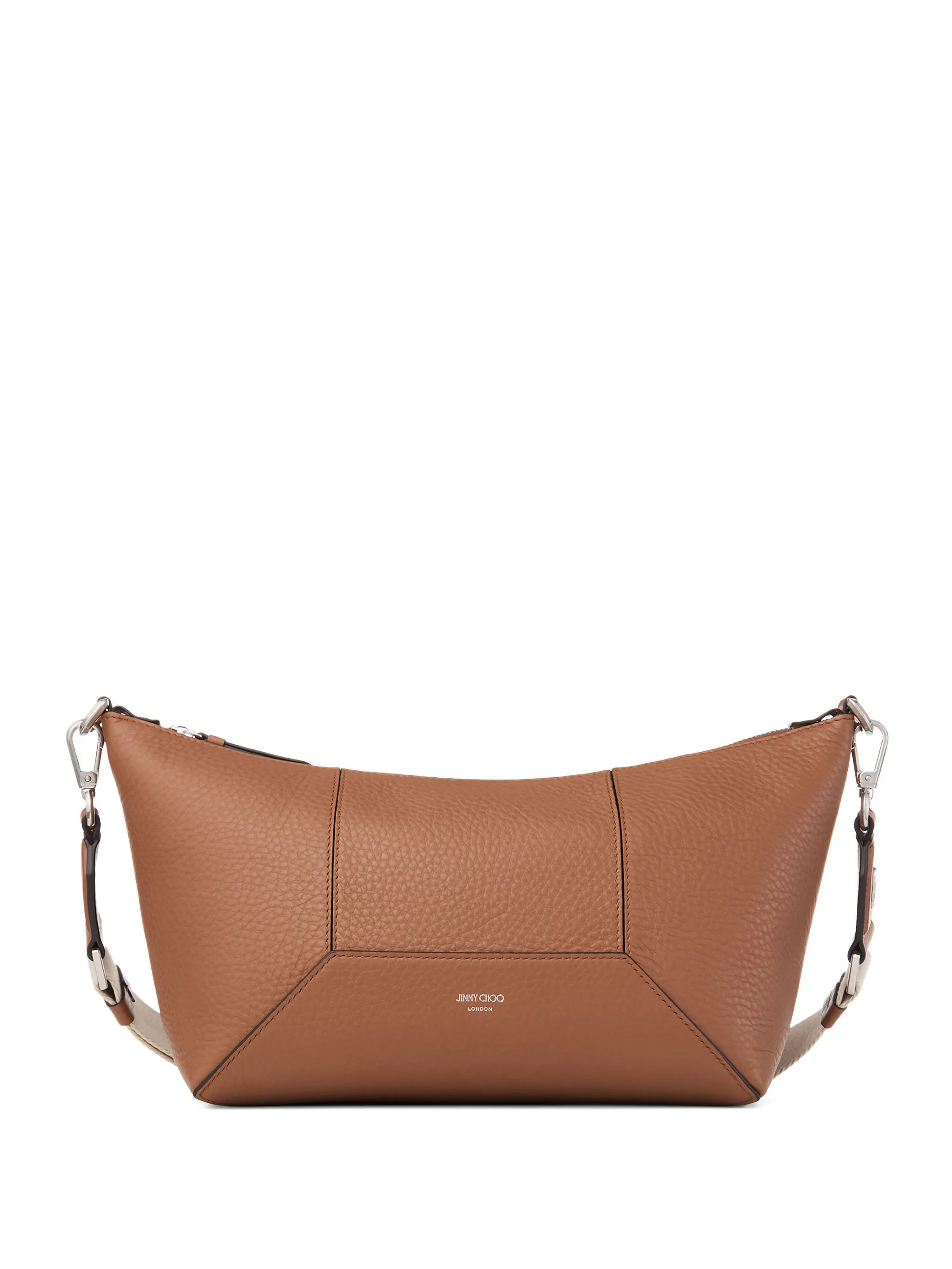 

Сумка-мессенджер с молнией Jimmy Choo, коричневый