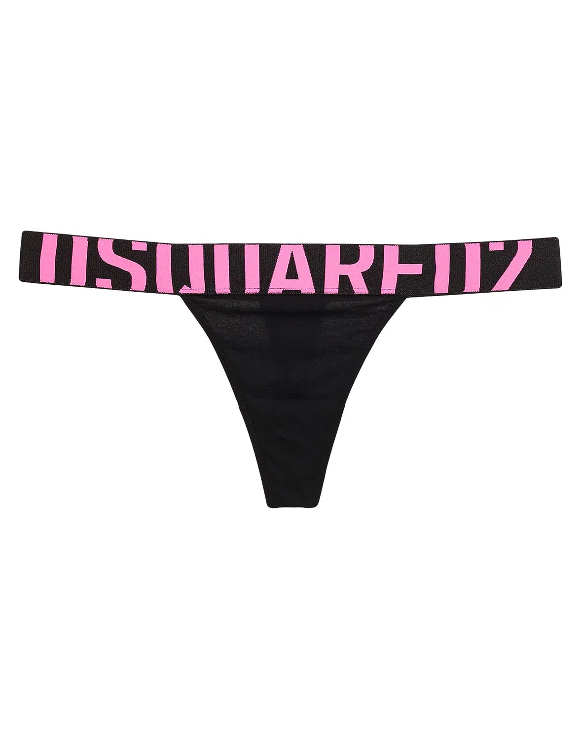 Стринги из хлопка с логотипом DSQUARED2 черные